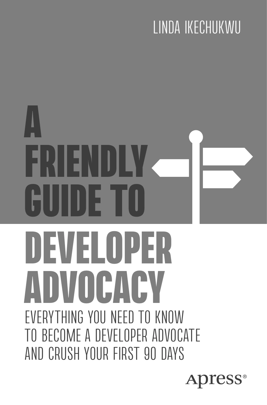 A Friendly Guide to Developer Advocacy — book cover